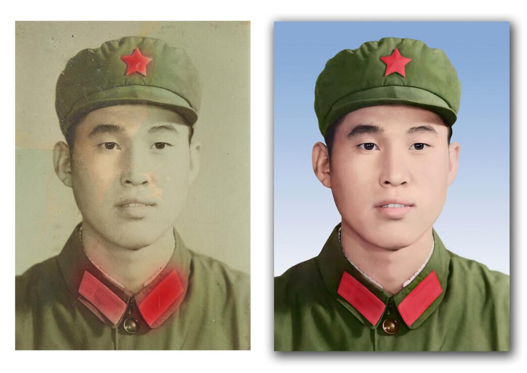 九真镇破损照片修复-18